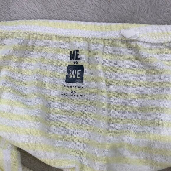 Pacsun Yellow Striped Tube Top Xs - Picture 6 of 7